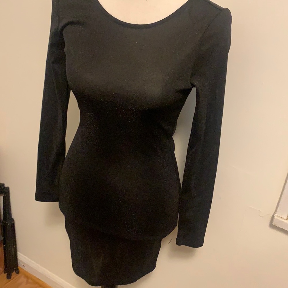 Black Shimmer Dress